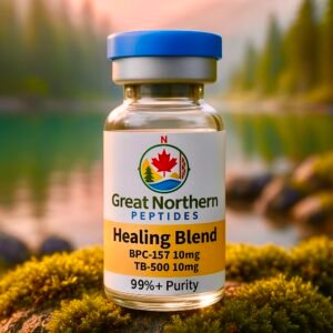 Healing Blend 20mg (TB-500 10mg & BPC-157 10mg) – Great Northern Peptides Canada Buy Healing Blend peptide in Canada – TB-500 and BPC-157 combination for healing, recovery, and repair.