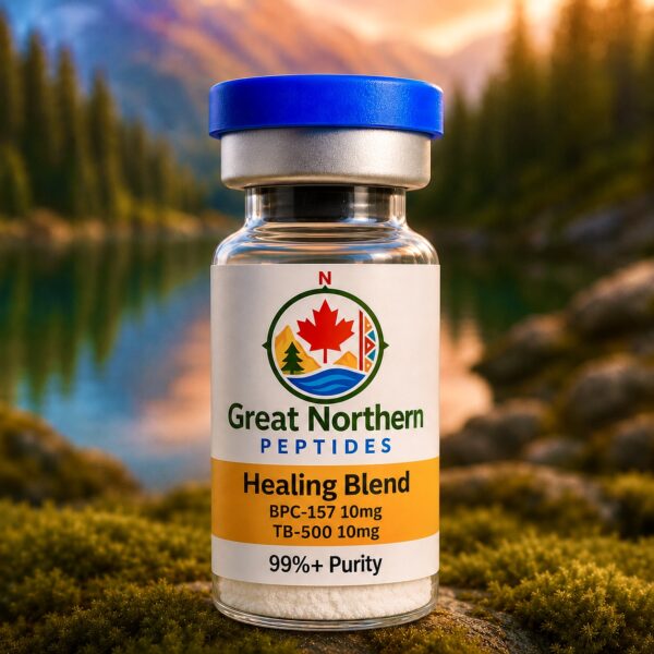 Healing Blend 20mg (TB-500 10mg & BPC-157 10mg) – Great Northern Peptides Canada Buy Healing Blend peptide in Canada – TB-500 and BPC-157 combination for healing, recovery, and repair.