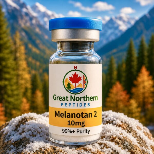 Melanotan 2 10mg Peptide – Great Northern Peptides Canada Buy Melanotan 2 peptide in Canada – Great Northern Peptides 10 mg vial for tanning and pigmentation support.