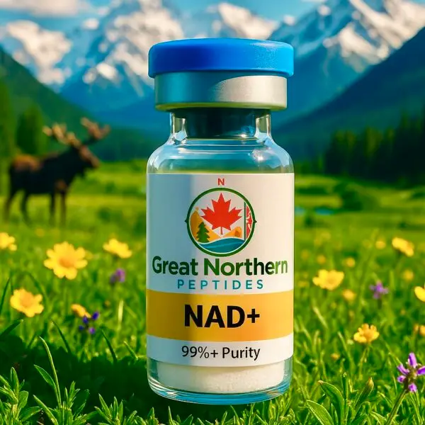 Buy NAD+ peptide in Canada – Great Northern Peptides NAD+ 500mg, and 1000mg for energy, recovery, and cellular repair.