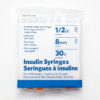 Buy insulin syringes 0.5mL in Canada – 8mm 30G sterile needles for peptide use from Great Northern Peptides.