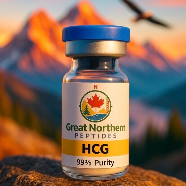 Buy HCG peptide in Canada – Great Northern Peptides 10,000 IU vial for hormone balance and recovery support.