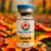 Buy Selank peptide in Canada – Great Northern Peptides 10 mg vial for focus, calm, and cognitive support.