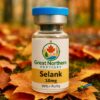 Buy Selank peptide in Canada – Great Northern Peptides 10 mg vial for focus, calm, and cognitive support.
