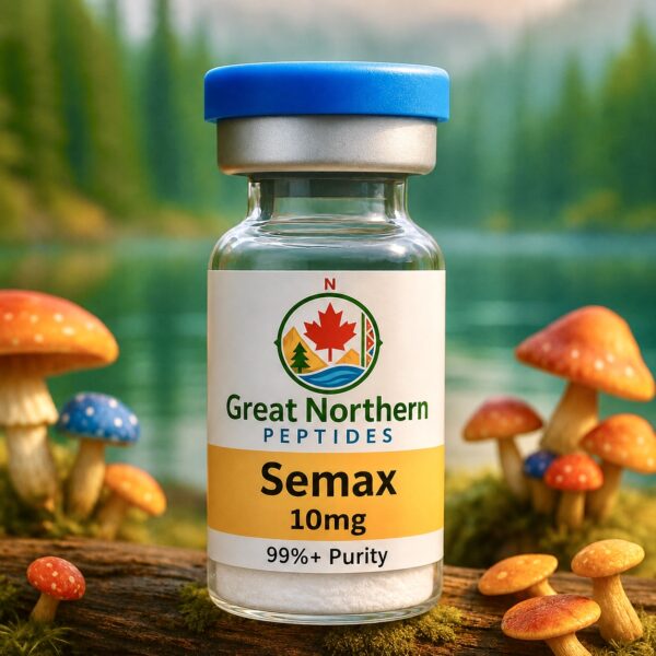 Semax 10 mg Peptide – Great Northern Peptides Canada Buy Semax peptide in Canada – Great Northern Peptides 10 mg vial for focus, mood, and cognitive support.