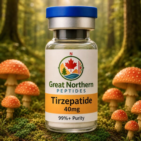 tirzepatide 40mg Buy Tirzepatide peptide in Canada – Great Northern Peptides 40 mg vial for weight loss and metabolism support.