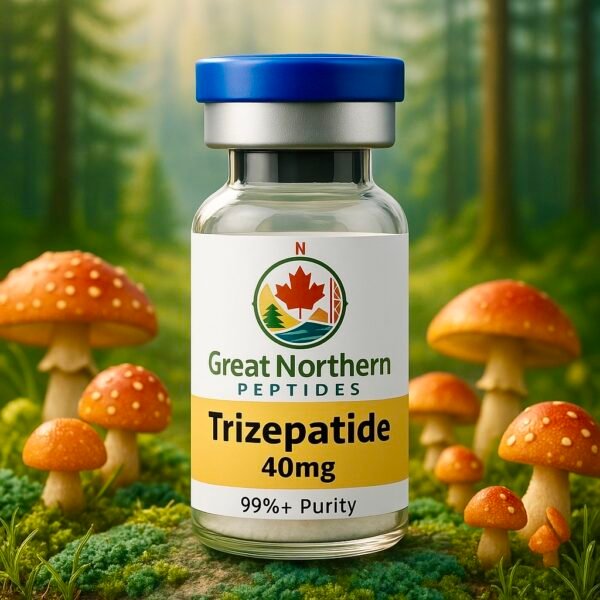 Tirzepatide 40 mg Peptide – Great Northern Peptides Canada Buy Tirzepatide peptide in Canada – Great Northern Peptides 40 mg vial for weight loss and metabolism support.