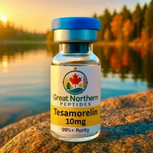 Buy Tesamorelin Peptide in Canada – Great Northern Peptides Buy Tesamorelin peptide in Canada – 10mg lab-tested peptide from Great Northern Peptides.