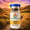 HMG peptide vial for LH and FSH hormone support – Great Northern Peptides Canada