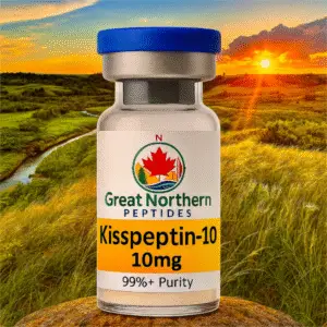 Kisspeptin-10 10mg Peptide – Great Northern Peptides Kisspeptin-10 peptide 10mg vial from Great Northern Peptides