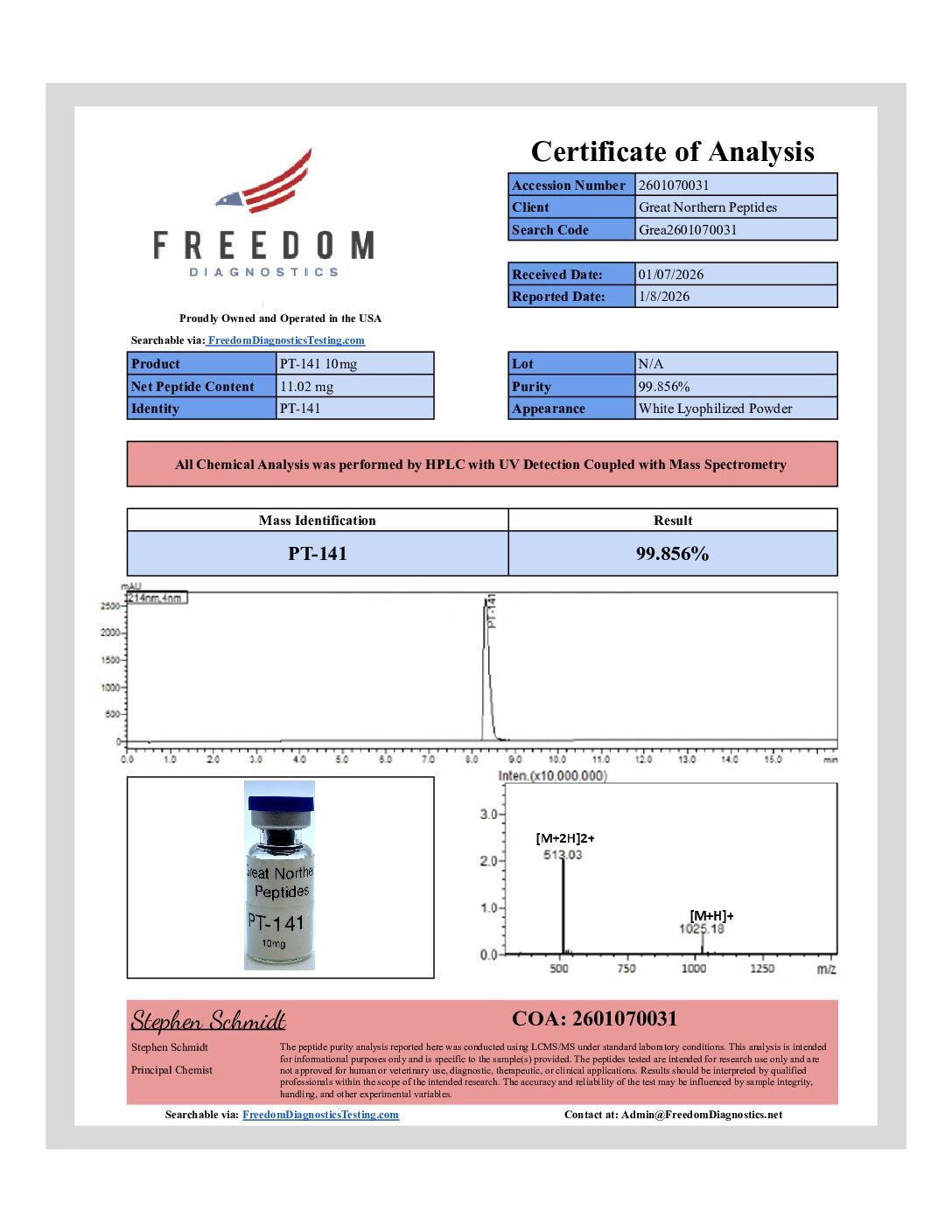 PT-141 10mg - January 7, 2026 PT-141 10mg