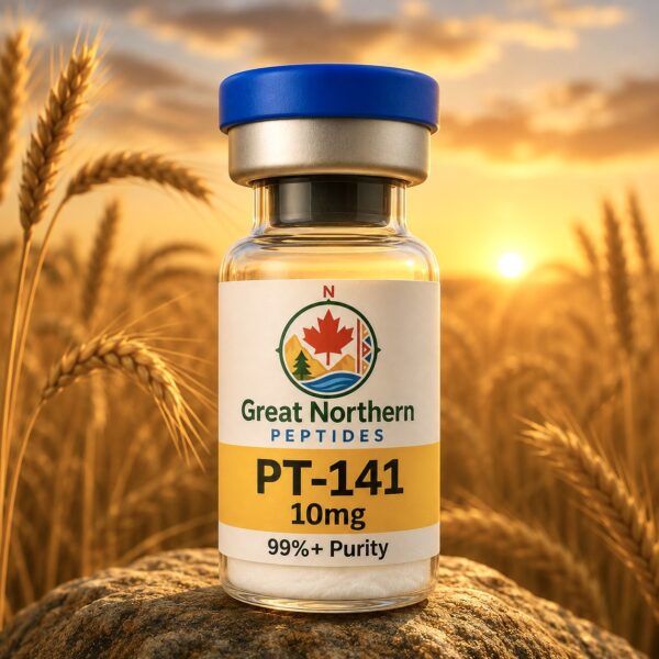 PT-141 Peptide 10 mg – Great Northern Peptides Canada PT-141 peptide 10 mg vial – Buy PT-141 in Canada for libido and arousal support