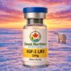 IGF-1 LR3 1mg peptide vial by Great Northern Peptides – insulin-like growth factor for muscle growth and recovery research in Canada