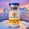 Ipamorelin 10mg peptide vial by Great Northern Peptides – growth hormone–releasing peptide for recovery and performance research in Canada