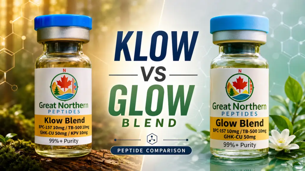 klow vs glow blend peptide