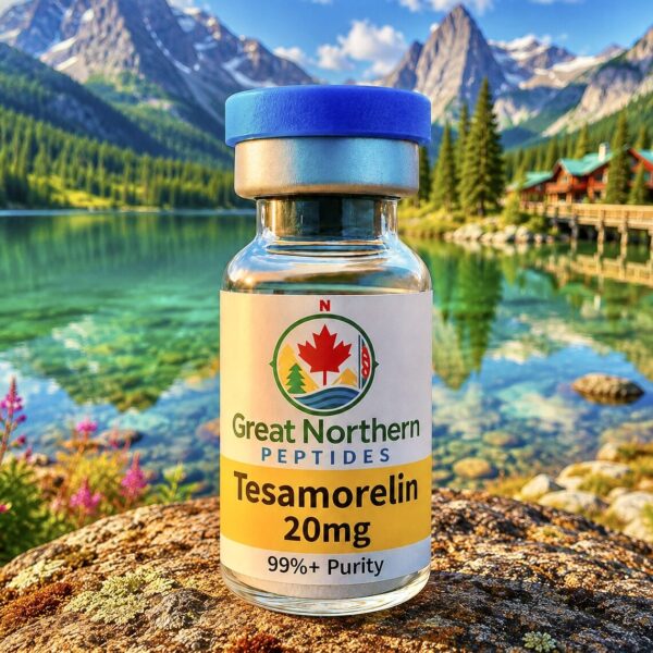 Buy Tesamorelin 20mg Peptide in Canada – Great Northern Peptides Buy Tesamorelin peptide in Canada – 20mg lab-tested peptide from Great Northern Peptides.