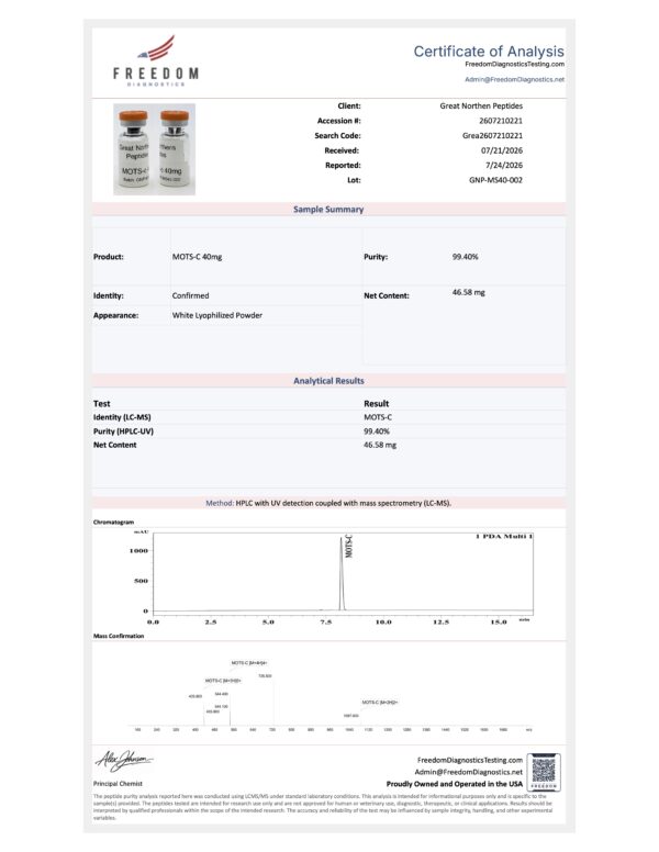 MOTS-c 40mg